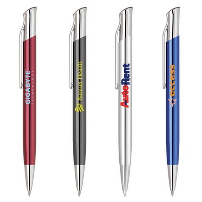 High Gloss Aluminum Click Action Ballpoint Pen