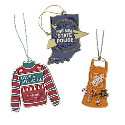 Die Cast Holiday Ornaments (2")