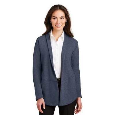 Port Authority® Ladies Interlock Cardigan Sweater