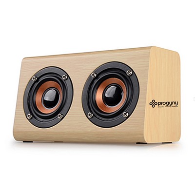 Classic Wooden Wireless Speaker Support TF USB