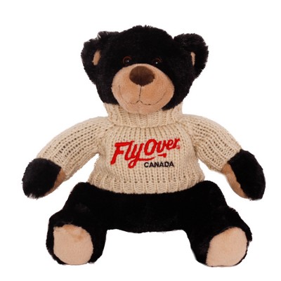 11" Rufus Bear w/Hand Knit Embroidered Sweater