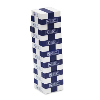 Tabletop Toppling Tower - (2 Custom Colors & 1 Imprint Included)