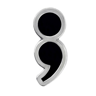 Semicolon Pin