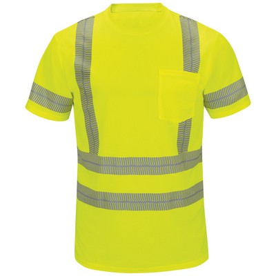 Red Kap® Men's Performance Hi-Visibility Class 3 Short Sleeve Tee