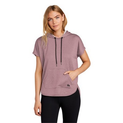 New Era® Ladies Performance Terry Short Sleeve Hoodie