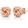 Jilco Inc. Rose Gold Knot Earrings