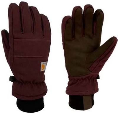 Carhartt® Women's Insulated Duck/Synthetic Leather Knit Cuff Glove