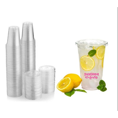 16oz Eco-Friendly PLA Plastic Cold Cups