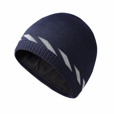 Reflective Knit Sports Beanie