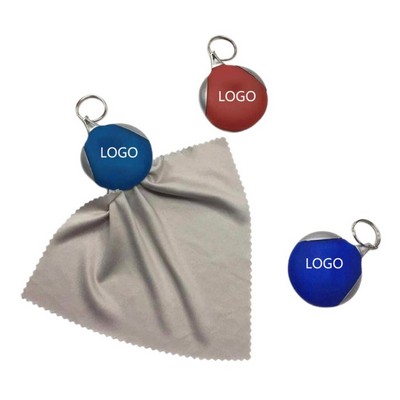 Mobile Lens Cleaner Cloth with Keychain