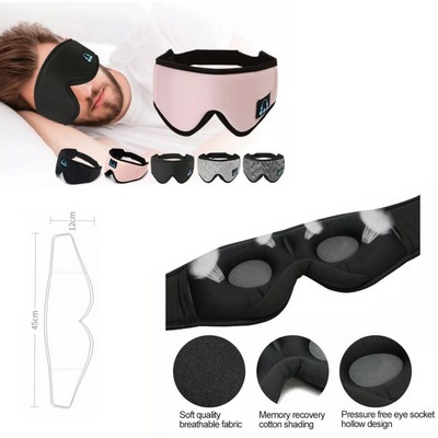 3D Headband Sleep Headphones Mask