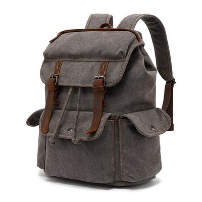 Vintage Canvas Backpack For Men