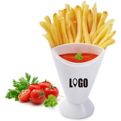 French Fry Cone w/Dipping Cup