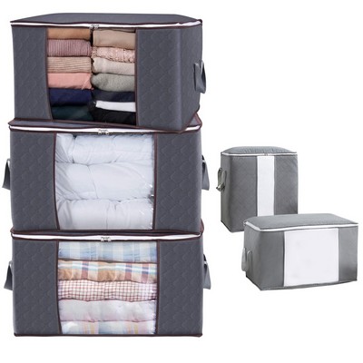 Large Capacity Clothes Storage Bag Organizer with Handle