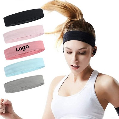 Sports Headband for Women Non Slip Elastic Sport Hair Bands for Yoga Running Sports