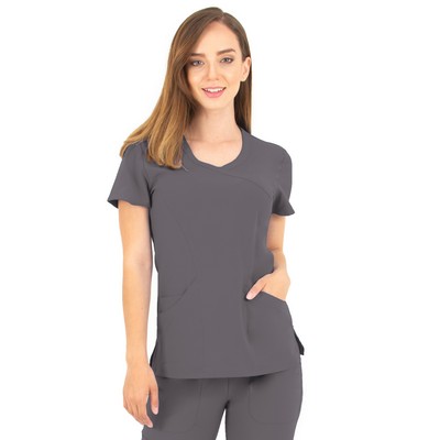 LifeThreads - Contego Active - Women's Mock-Wrap Top