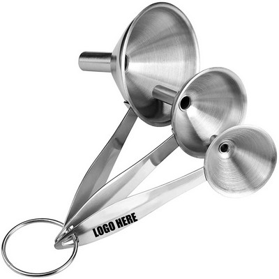 Stainless Steel Kitchen Funnel Set