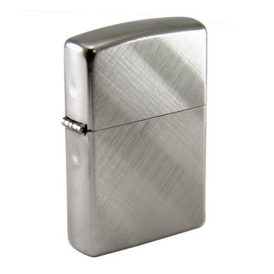 Zippo® Diagonal Weave Chrome Lighter