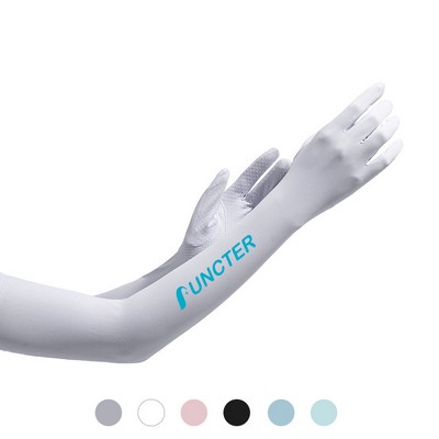 Women Long Soft Ice Cooling Arm Sleeves