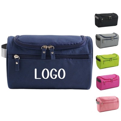 Unisex Tote Cosmetic Bag With Hanging Hook