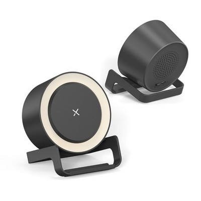 Wireless Charger with Bluetooth Speaker