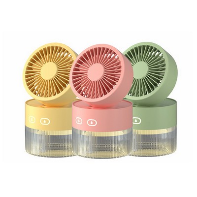 1200 mAh Desktop Foldable Spray Cooling Fan