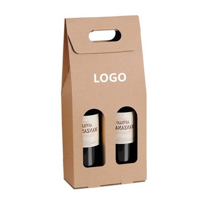 Double Kraft Paper Wine Bag