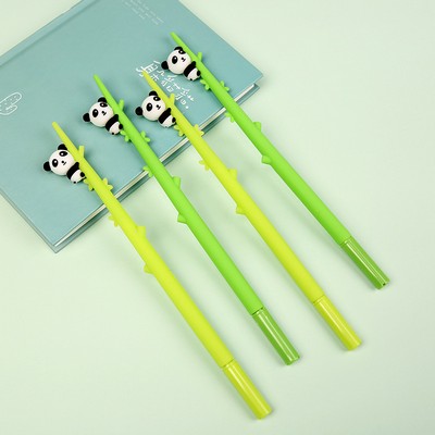 Panda On Tree Silicone Gel Pen