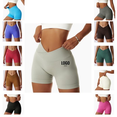 High Waist Fitness Tight Seamless Yoga Sports Shorts