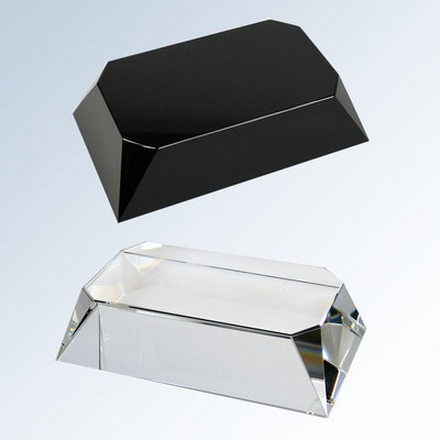 Optical Crystal Base - Beveled Four Side Slant Base