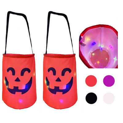 MOQ 100pcs Halloween Kid Cute Pumpkin Candy Gift Bag