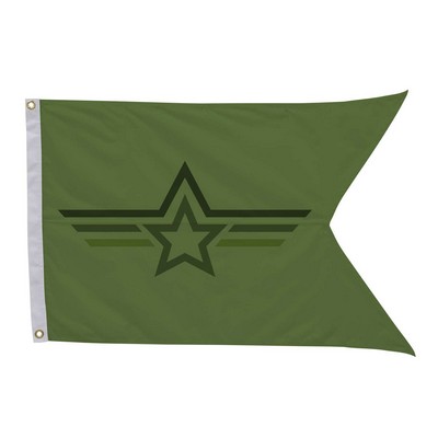 2' x 3' Polyester Guidon Flag Single-Sided