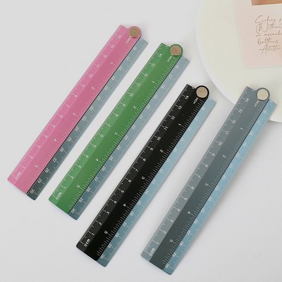 Aluminium Alloy Straightedge Ruler Folding Metal Rule