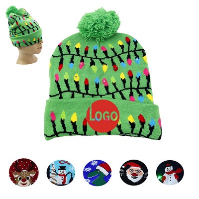 Light-up Christmas Knitted Hat