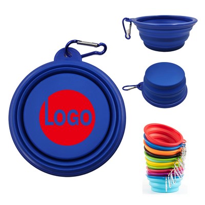 Collapsible Pet Bowl W/Carabiner