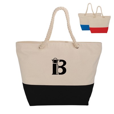 Canvas Beach Tote Bag