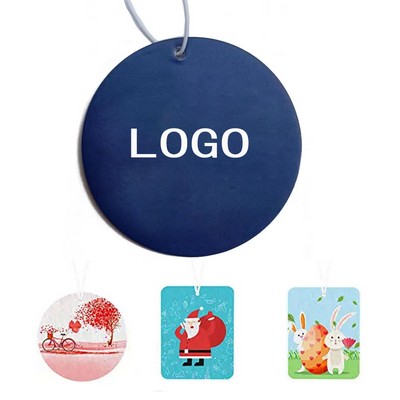 Hanging Air Freshener/Fragrant Car Decor Paper 3x0.1 (2 1/4" x 1/12")