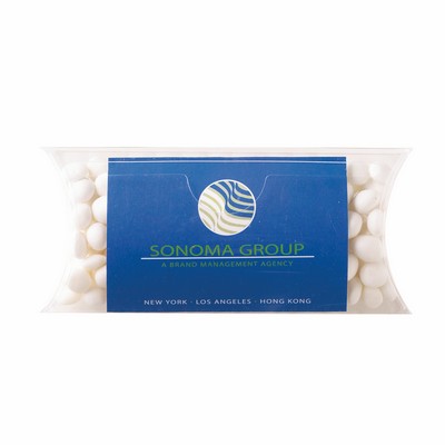 Pillow Case with Business Card Slot - White Mints