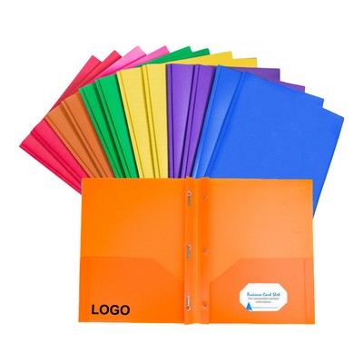 3 Hole Punch Folders With 2 Pockets