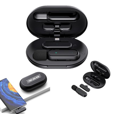 Mini Portable Wireless Lavalier Mic With Charging Box