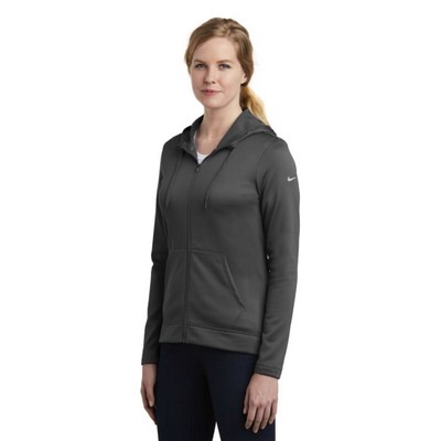 Nike Ladies Therma-FIT Full-Zip Fleece Hoodie.