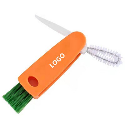 3-in-1 Mini Cleaning Brush w/Straw Cleaner