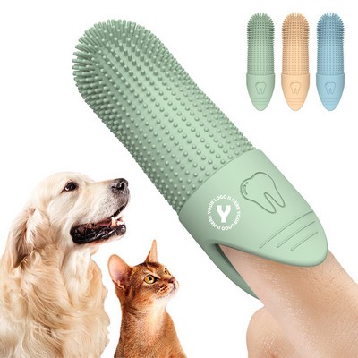 Silicone Finger Toothbrush For Pets