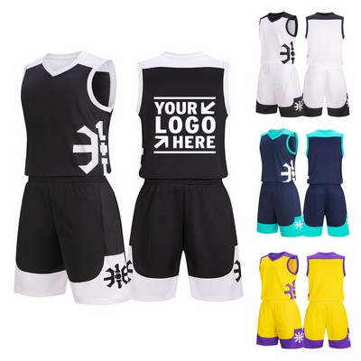 100% Polyester Men's Training Basketball Suit