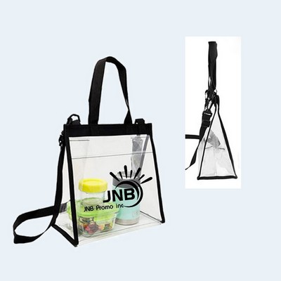 Transparent Meal Prep Crossbody Bag