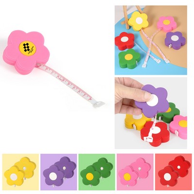 Mini Flower Silicone Tape Measure