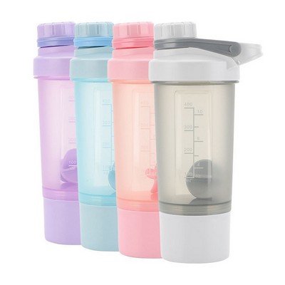 Fitness Shaker Bottle with Pill box