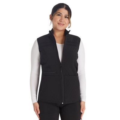 Inspira Flex Women's Zip Front Quilted Vest SPIIP306A