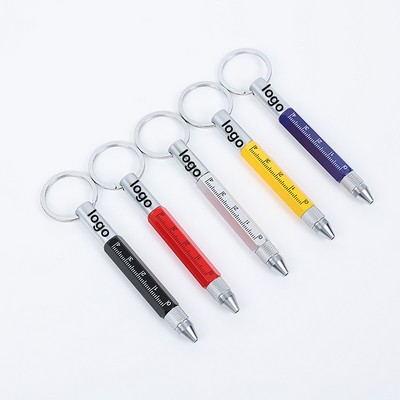 6-In-1 Multi-Function Metal Ballpoint Pen