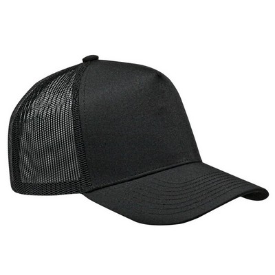 Cobra 5 Panel Structured Poly/Cotton Hat w/Mesh Back